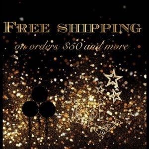 Free shipping on all orders over $50 today only!